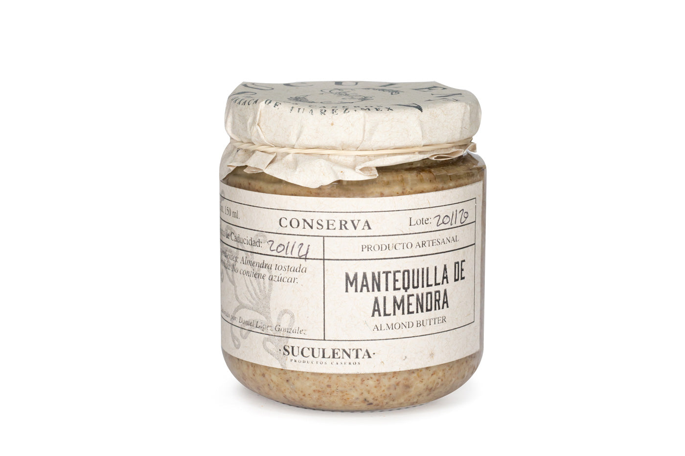 Mantequilla de almendra