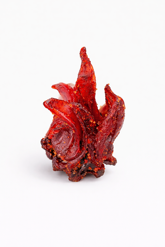 Flor de jamaica enchilada