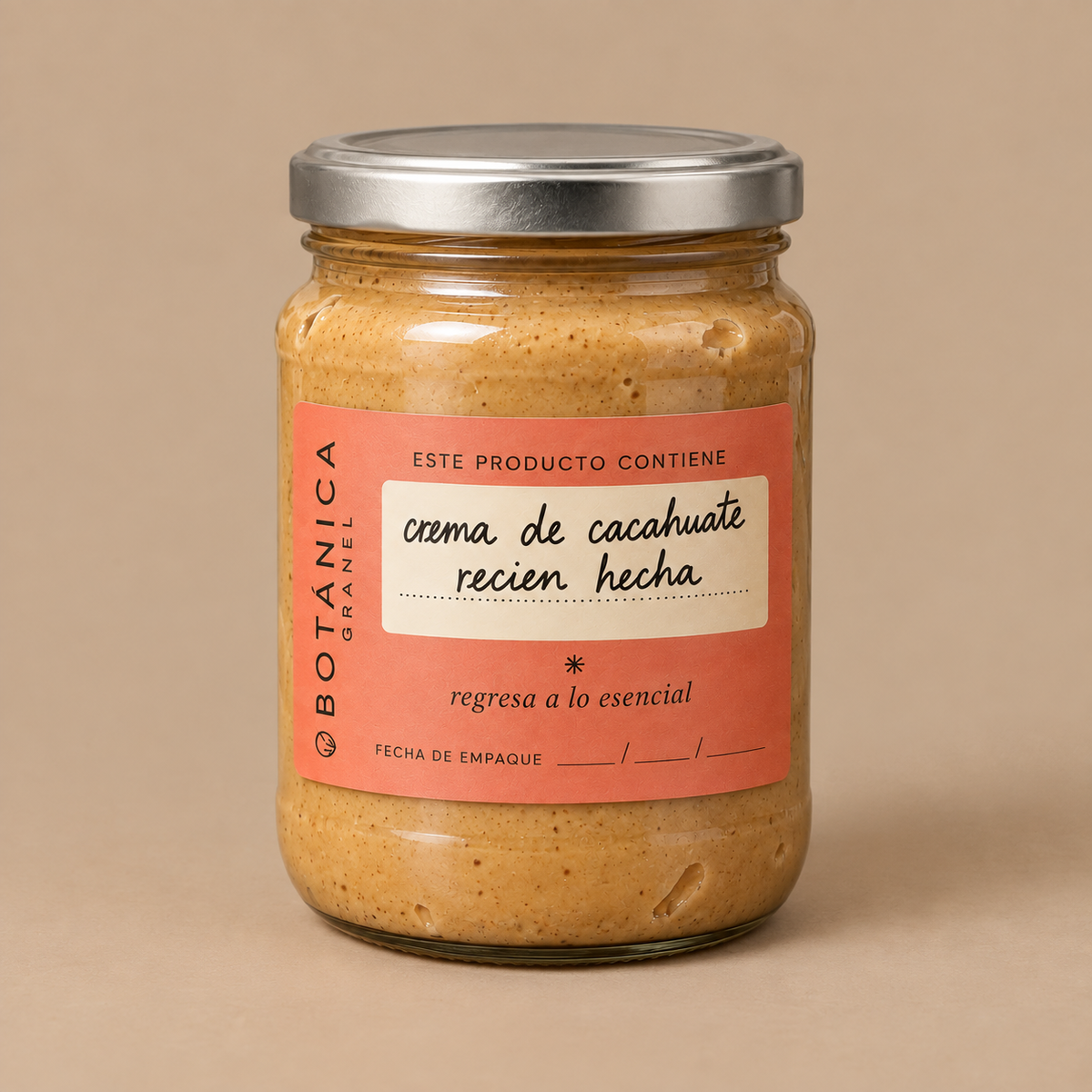 Crema de Cacahuate Natural