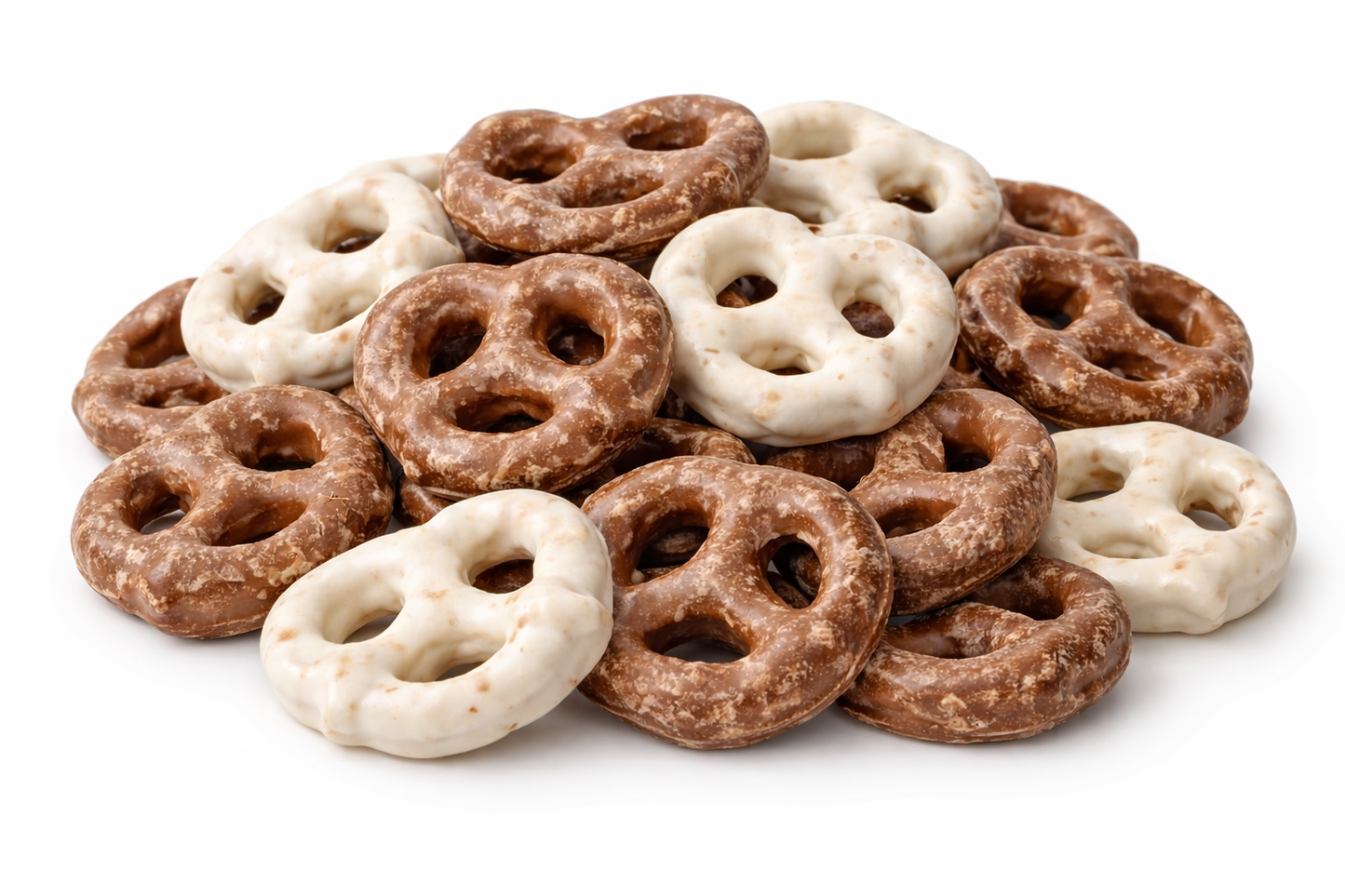 Pretzels cubiertos de chocolate