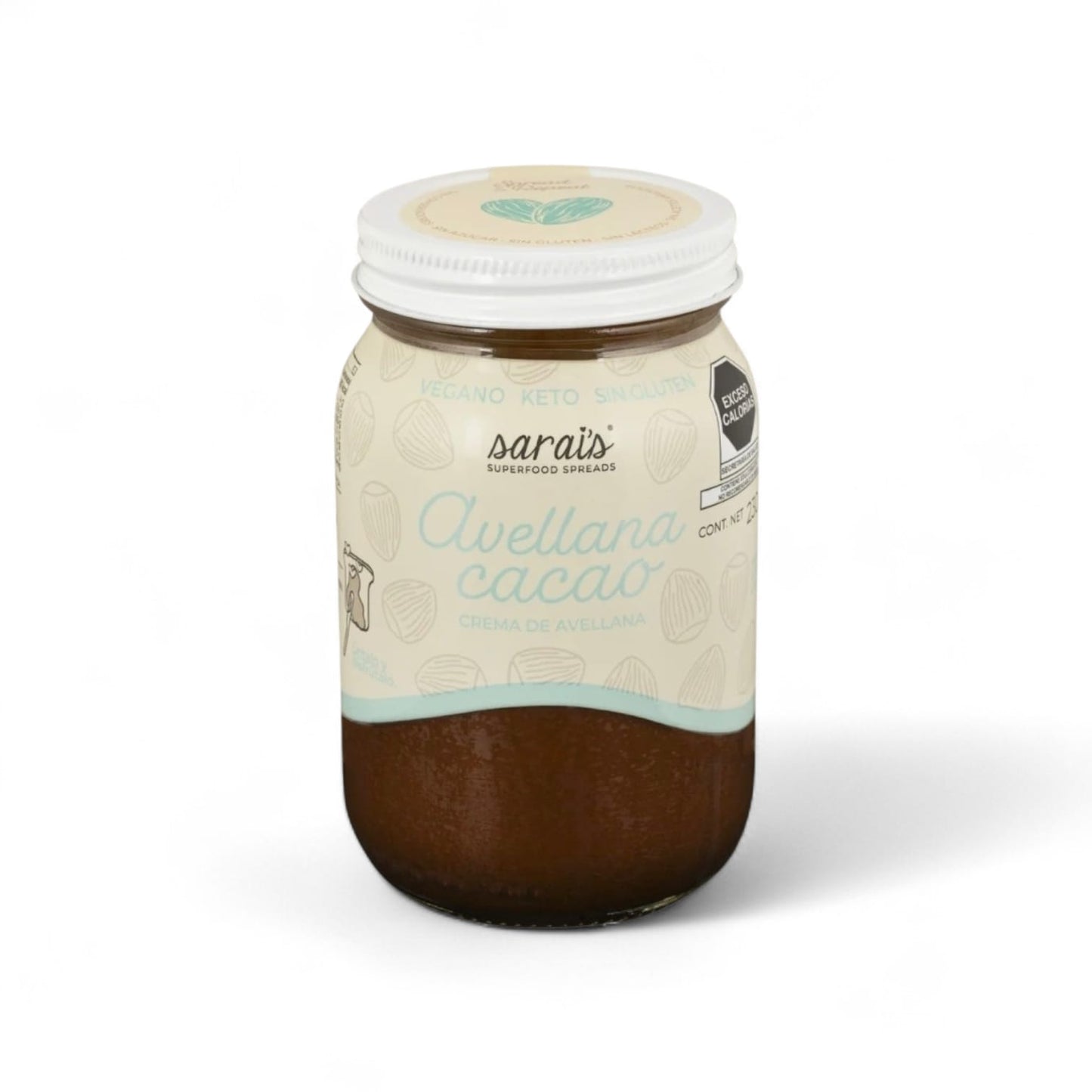 Crema de avellana con cacao de Sarai's spread