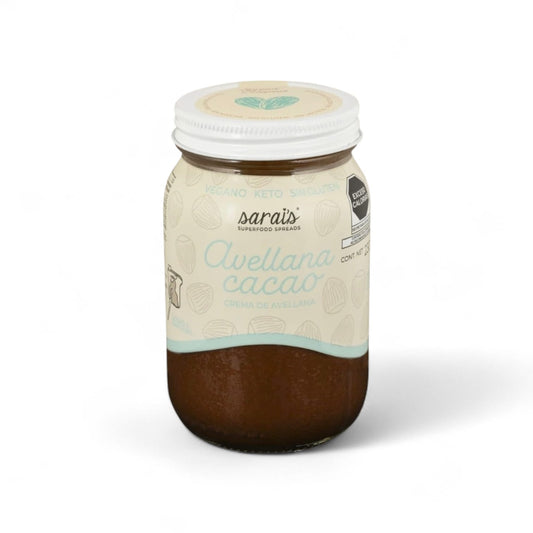 Crema de avellana con cacao de Sarai's spread