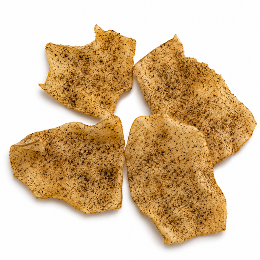 Papitas jícama con salsa negra