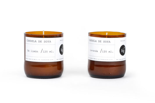 Vela aromática de soya